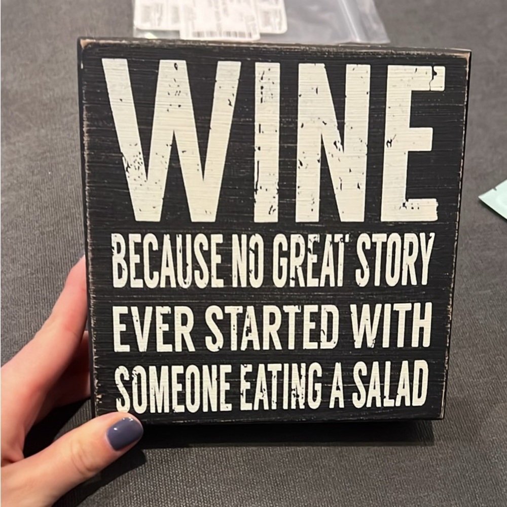 Wine Plaque
